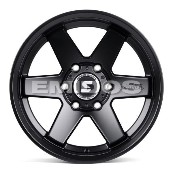 КОВАНЫЕ ДИСКИ 230621W SKILL SB052-FG436 17 J9.5 ET-25 6X139.7 106.1 ЧЁРНЫЙ МАТОВЫЙ