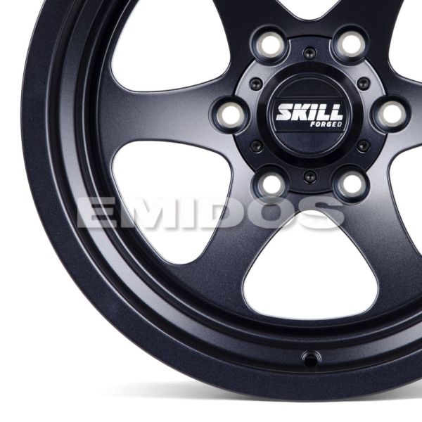 КОВАНЫЕ ДИСКИ 230621Q SKILL SB052-DS186 17 J9.5 ET-25 6X139.7 106.1 ЧЕРНЫЙ МАТОВЫЙ