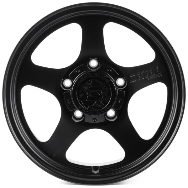 КОВАНЫЕ ДИСКИ H241231B SKILL SB075-SB520 17 J9 ET-15 5X150 110.1 ЧЁРНЫЙ МАТОВЫЙ