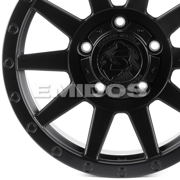 КОВАНЫЕ ДИСКИ H241231C SKILL SB076-CS369 17 J9 ET0 5X150 110.1 ЧЁРНЫЙ МАТОВЫЙ