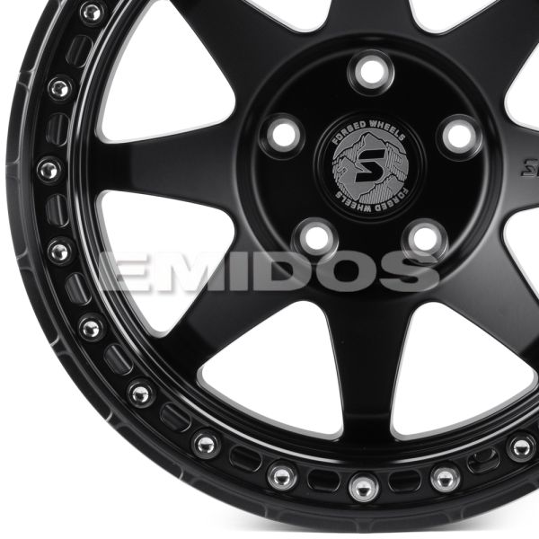 КОВАНЫЕ ДИСКИ H250117A SKILL SB111-SK290 17 J9 ET-12 5X127 71.5 ЧЁРНЫЙ МАТОВЫЙ