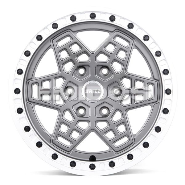 КОВАНЫЕ ДИСКИ 230510S SKILL SB121-DS193 18 J9 ET45 6X139.7 95.1 ГРАФИТ МАТОВЫЙ + ПОЛИРОВАННЫЙ ОБОД