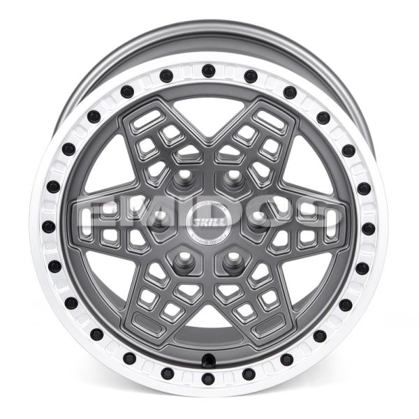 КОВАНЫЕ ДИСКИ 230510S SKILL SB121-DS193 18 J9 ET45 6X139.7 95.1 ГРАФИТ МАТОВЫЙ + ПОЛИРОВАННЫЙ ОБОД