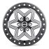 КОВАНЫЕ ДИСКИ 230510Z SKILL SB125-CT356 18 J9 ET45 6X139.7 95.1 ЧЁРНЫЙ МАТОВЫЙ + ПОЛИРОВАННЫЕ СПИЦЫ