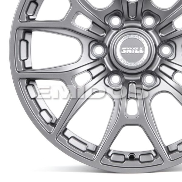 КОВАНЫЕ ДИСКИ 230510H SKILL SB125-DS193 18 J9 ET45 6X139.7 95.1 ГРАФИТ МАТОВЫЙ