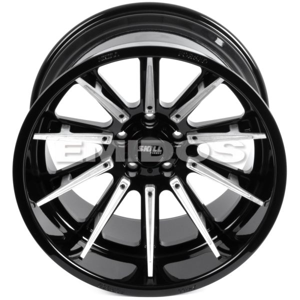 КОВАНЫЕ ДИСКИ 250613C SKILL SD101-SK339 20 J12 ET-44 5X127 71.6 ЧЁРНЫЙ ГЛЯНЦЕВЫЙ + СПИЦЫ БЕЗ ОКРАСА