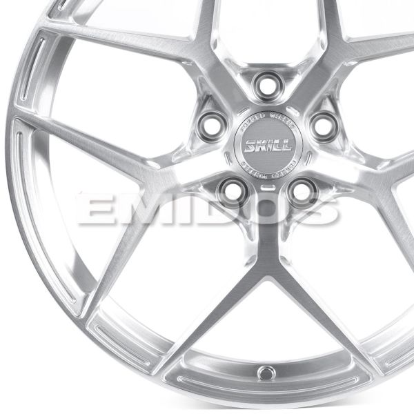 КОВАНЫЕ ДИСКИ H240703A SKILL SL032-SV419 18 J8 ET40 5X112 57.1 СЕРЕБРО