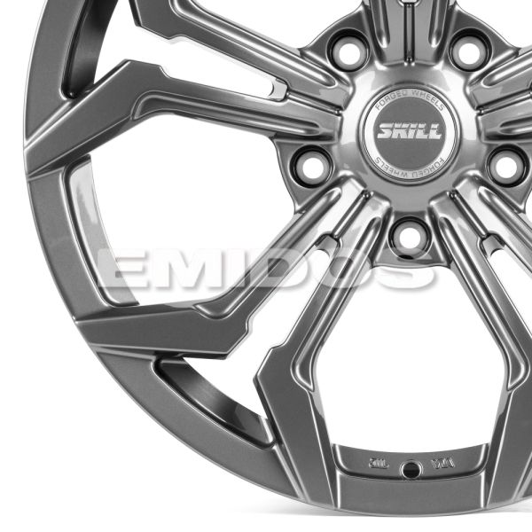 КОВАНЫЕ ДИСКИ 221027B SKILL SL054-SL077 20 J9.5 ET15 5X150 110.1 ГРАФИТ
