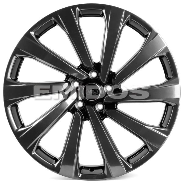 КОВАНЫЕ ДИСКИ H230907E SKILL SL1003-SL085 21 J8.5 ET43.5 5X120 72.6 ЧЁРНЫЙ + ПОЛИРОВАННЫЕ СПИЦЫ ПОД