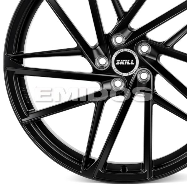 КОВАНЫЕ ДИСКИ H230606A SKILL SL208-CS277 21 J9 ET28 5X112 66.5 ЧЁРНЫЙ МАТОВЫЙ