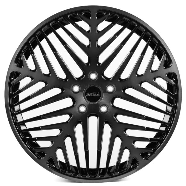 КОВАНЫЕ ДИСКИ H231104B SKILL SL219-SL086 21 J9 ET45.5 5X120 62.5 ЧЁРНЫЙ ГЛЯНЦЕВЫЙ + ПОЛИРОВАННЫЕ СПИ