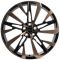 КОВАНЫЕ ДИСКИ H231029Q SKILL SL221-CS266 20 J8.5 ET35 5X114.3 60.1 ЧЁРНЫЙ ГЛЯНЦЕВЫЙ + БРОНЗОВЫЕ СПИЦ