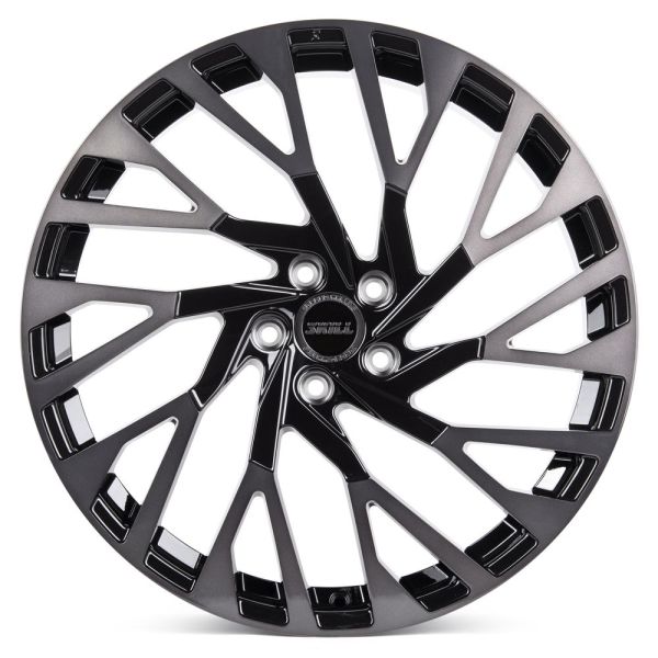 КОВАНЫЕ ДИСКИ H231030A SKILL SL227-DS226 21 J9 ET45 5X114.3 67.1 ЧЁРНЫЙ ГЛЯНЦЕВЫЙ + ПОЛИРОВАННЫЕ СПИ