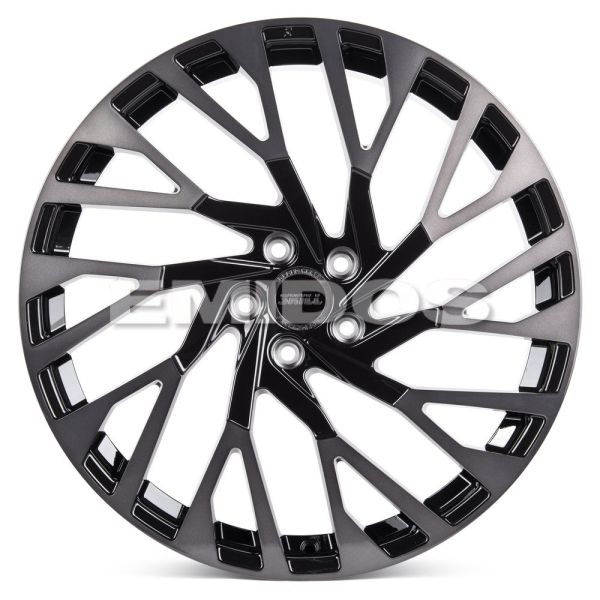 КОВАНЫЕ ДИСКИ H231030A SKILL SL227-DS226 21 J9 ET45 5X114.3 67.1 ЧЁРНЫЙ ГЛЯНЦЕВЫЙ + ПОЛИРОВАННЫЕ СПИ