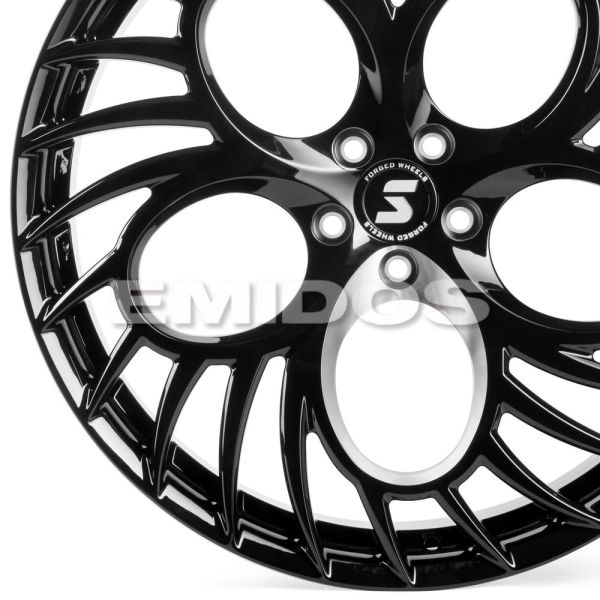 КОВАНЫЕ ДИСКИ H231017A SKILL SL351-SL096 22 J9.5 ET35 5X108 63.3 ЧЕРНЫЙ ГЛЯНЕЦ