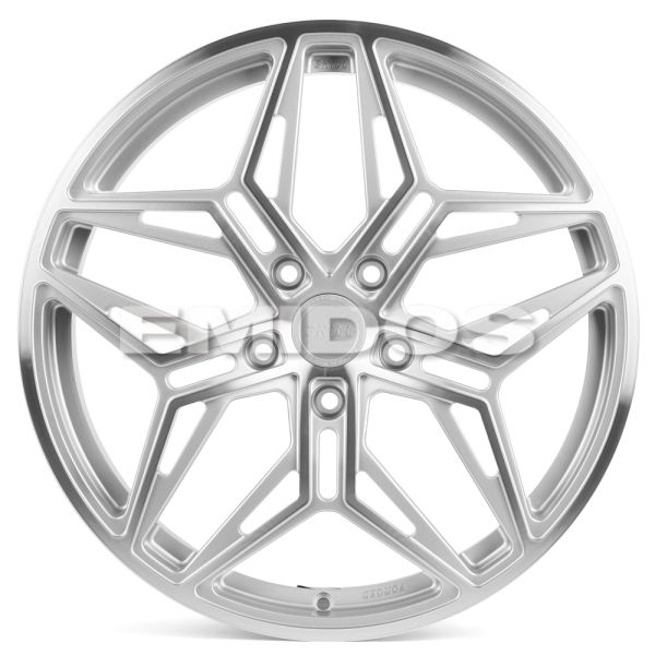 КОВАНЫЕ ДИСКИ H231030H SKILL SL354-FG465 20 J8.5 ET50 5X127 71.5 СЕРЕБРО + ПОЛИРОВАННЫЕ СПИЦЫ