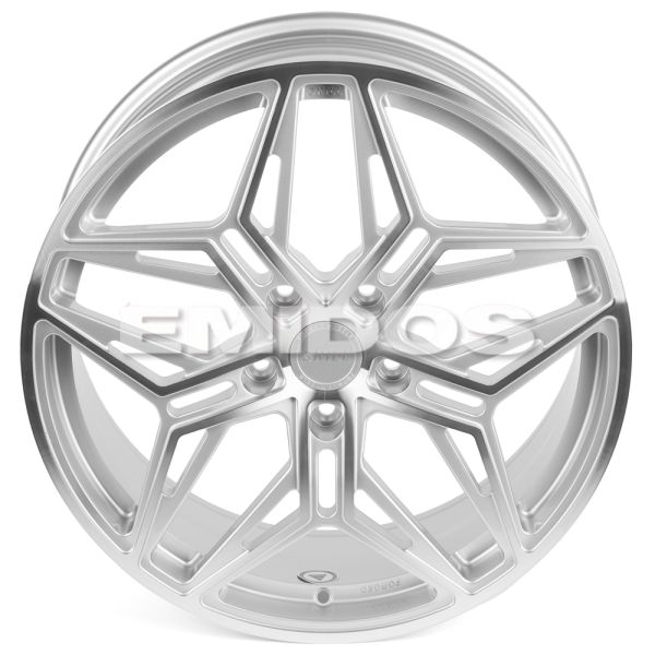 КОВАНЫЕ ДИСКИ H231030H SKILL SL354-FG465 20 J8.5 ET50 5X127 71.5 СЕРЕБРО + ПОЛИРОВАННЫЕ СПИЦЫ