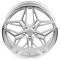 КОВАНЫЕ ДИСКИ H231030H SKILL SL354-FG465 20 J8.5 ET50 5X127 71.5 СЕРЕБРО + ПОЛИРОВАННЫЕ СПИЦЫ