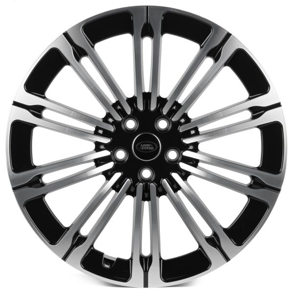 КОВАНЫЕ ДИСКИ H241211N SKILL SL368-SK349 21 J9.5 ET43.5 5X120 72.6 ЧЁРНЫЙ ГЛЯНЦЕВЫЙ + ПОЛИРОВАННЫЕ С