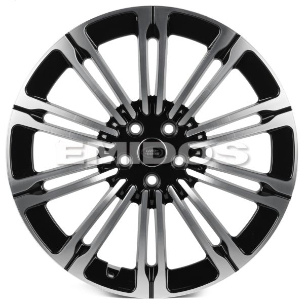 КОВАНЫЕ ДИСКИ H241211N SKILL SL368-SK349 21 J9.5 ET43.5 5X120 72.6 ЧЁРНЫЙ ГЛЯНЦЕВЫЙ + ПОЛИРОВАННЫЕ С