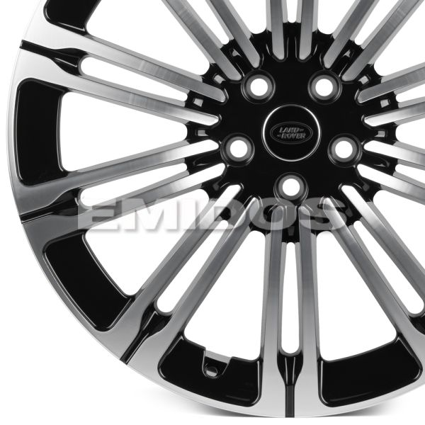 КОВАНЫЕ ДИСКИ H241211N SKILL SL368-SK349 21 J9.5 ET43.5 5X120 72.6 ЧЁРНЫЙ ГЛЯНЦЕВЫЙ + ПОЛИРОВАННЫЕ С