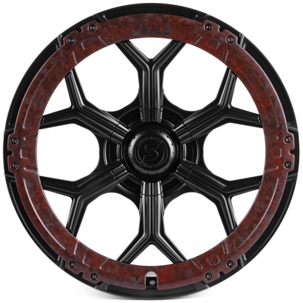 КОВАНЫЕ ДИСКИ H250513H SKILL SL401-SK364 22 J9.5 ET20 5X130 84.1 ЧЁРНЫЙ МАТОВЫЙ + КАРБОН SFC19