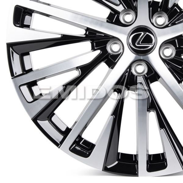 КОВАНЫЕ ДИСКИ H231030M SKILL SL445-FG445 20 J8.5 ET35 5X114.3 60.1 ЧЁРНЫЙ ГЛЯНЦЕВЫЙ + ПОЛИРОВАННЫЕ С