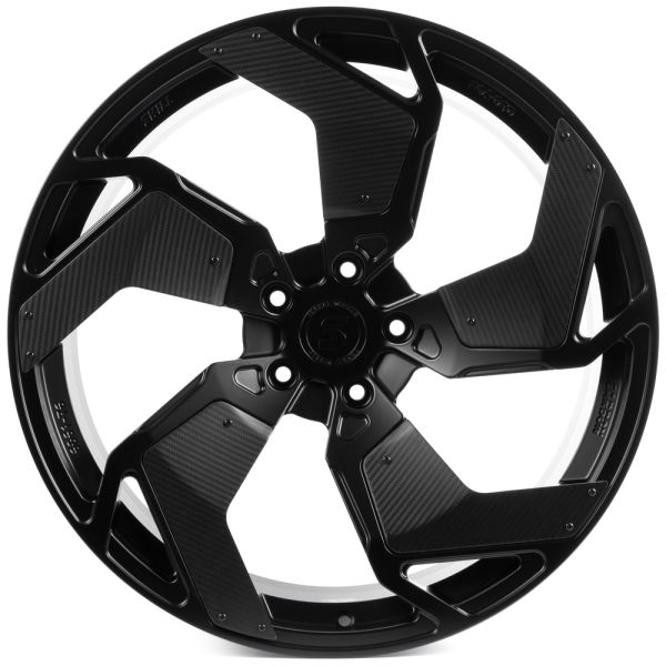 КОВАНЫЕ ДИСКИ H250513Q SKILL SL462-CS459 23 J10 ET25 5X130 84.1 ЧЁРНЫЙ МАТОВЫЙ + КАРБОН SFC11