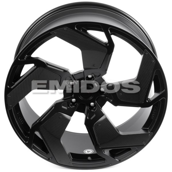 КОВАНЫЕ ДИСКИ H250513Q SKILL SL462-CS459 23 J10 ET25 5X130 84.1 ЧЁРНЫЙ МАТОВЫЙ + КАРБОН SFC11