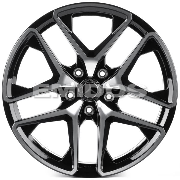 КОВАНЫЕ ДИСКИ H241228B SKILL SL463-SV452 20 J9.5 ET35 5X130 84.1 ЧЁРНЫЙ ГЛЯНЦЕВЫЙ + ПОЛИРОВАННЫЕ СПИ