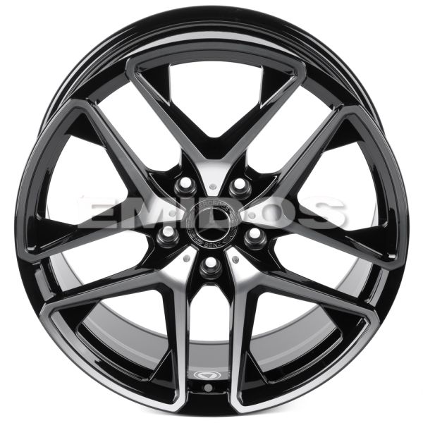 КОВАНЫЕ ДИСКИ H241228B SKILL SL463-SV452 20 J9.5 ET35 5X130 84.1 ЧЁРНЫЙ ГЛЯНЦЕВЫЙ + ПОЛИРОВАННЫЕ СПИ