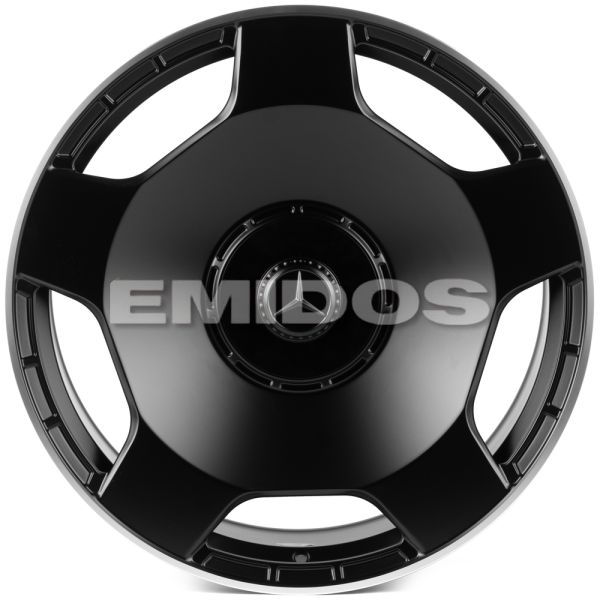 КОВАНЫЕ ДИСКИ H241228D SKILL SL466-CS444 22 J10 ET20 5X130 84.1 ЧЁРНЫЙ МАТОВЫЙ + ПОЛИРОВАННЫЙ ОБОД