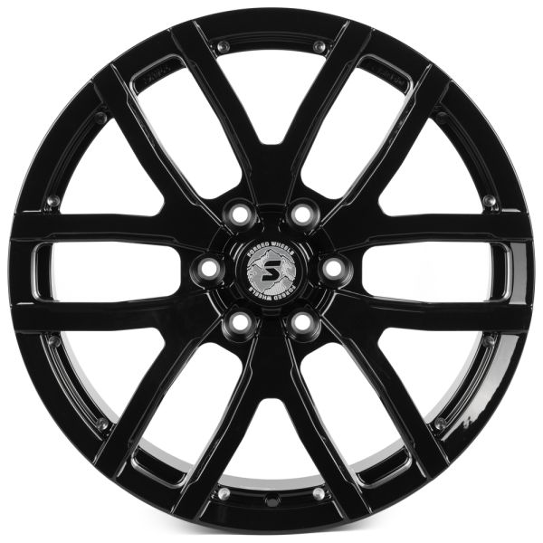 КОВАНЫЕ ДИСКИ H241206U SKILL SL508-SL076 20 J9.5 ET20 6X135 87.1 ЧЁРНЫЙ ГЛЯНЦЕВЫЙ + ПОЛИРОВКА