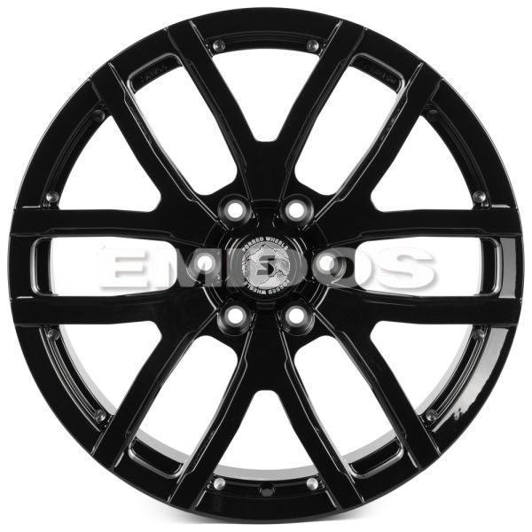 КОВАНЫЕ ДИСКИ H241206U SKILL SL508-SL076 20 J9.5 ET20 6X135 87.1 ЧЁРНЫЙ ГЛЯНЦЕВЫЙ + ПОЛИРОВКА