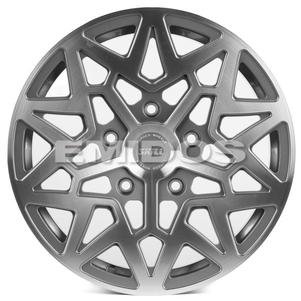 КОВАНЫЕ ДИСКИ H231030P SKILL SL510-CT355 18 J8.5 ET40 5X150 110.1 ГРАФИТ ГЛЯНЦЕВЫЙ + ПОЛИРОВАННЫЕ СП