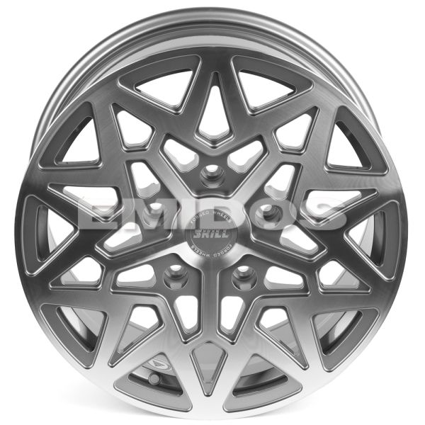 КОВАНЫЕ ДИСКИ H231030P SKILL SL510-CT355 18 J8.5 ET40 5X150 110.1 ГРАФИТ ГЛЯНЦЕВЫЙ + ПОЛИРОВАННЫЕ СП