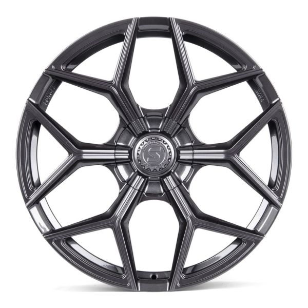 КОВАНЫЕ ДИСКИ 230606Y SKILL SL516-SL106 22 J10 ET15 5X112 66.6 ГРАФИТ ГЛЯНЦЕВЫЙ