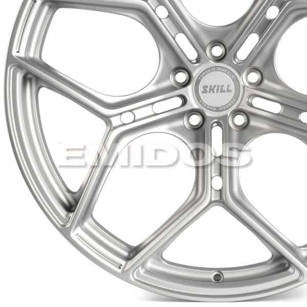 КОВАНЫЕ ДИСКИ H250924S SKILL SL518-SK365 22 J10 ET15 5X112 66.5 СЕРЕБРО МАТОВОЕ
