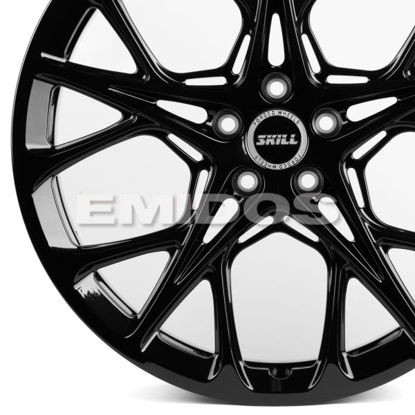 КОВАНЫЕ ДИСКИ H231103G SKILL SL528-SB428 21 J9 ET40 5X114.3 60.1 ЧЁРНЫЙ ГЛЯНЦЕВЫЙ