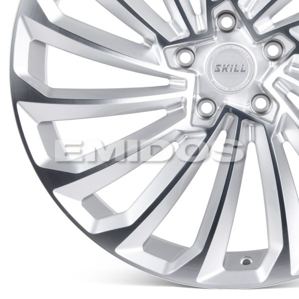 КОВАНЫЕ ДИСКИ H231103S SKILL SL529-SL096 22 J9.5 ET33 5X130 71.6 СЕРЕБРО ГЛЯНЦЕВОЕ