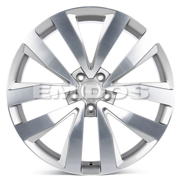 КОВАНЫЕ ДИСКИ 231028W SKILL SL566-SL076 20 J9 ET33 5X112 66.6 ГРАФИТ ГЛЯНЦЕВЫЙ + ПОЛИРОВАННЫЕ СПИЦЫ