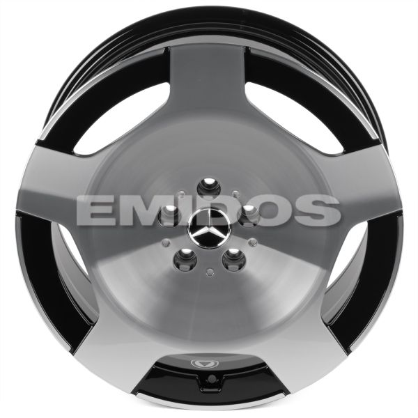 КОВАНЫЕ ДИСКИ H241213H SKILL SL618-SK317 19 J8.5 ET48 5X112 66.6 ЧЁРНЫЙ ГЛЯНЦЕВЫЙ + ПОЛИРОВАННЫЕ СПИ