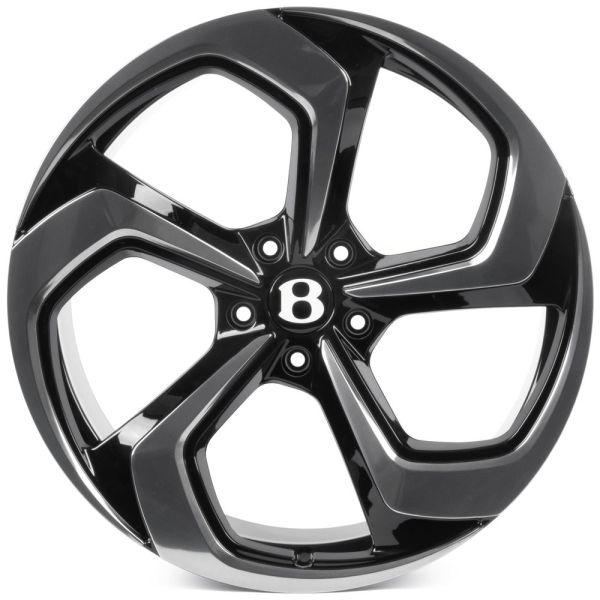 КОВАНЫЕ ДИСКИ H250930N SKILL SL671-SV483 22 J10 ET28 5X130 71.5 ЧЁРНЫЙ ГЛЯНЦЕВЫЙ + ПОЛИРОВАННЫЕ СПИЦ