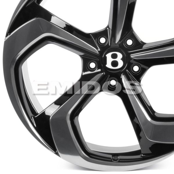 КОВАНЫЕ ДИСКИ H250930N SKILL SL671-SV483 22 J10 ET28 5X130 71.5 ЧЁРНЫЙ ГЛЯНЦЕВЫЙ + ПОЛИРОВАННЫЕ СПИЦ