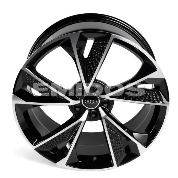 КОВАНЫЕ ДИСКИ H240602G SKILL SL685-SB563 20 J9 ET28 5X112 66.5 ЧЁРНЫЙ ГЛЯНЦЕВЫЙ + ПОЛИРОВАННЫЕ СПИЦЫ