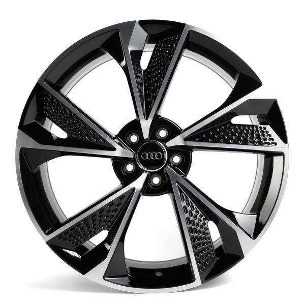 КОВАНЫЕ ДИСКИ H240602G SKILL SL685-SB563 20 J9 ET28 5X112 66.5 ЧЁРНЫЙ ГЛЯНЦЕВЫЙ + ПОЛИРОВАННЫЕ СПИЦЫ