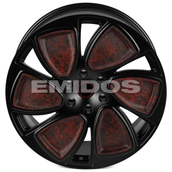 КОВАНЫЕ ДИСКИ H240406K SKILL SL809-SL253 22 J10 ET20 6X139.7 77.8 ЧЁРНЫЙ МАТОВЫЙ + КАРБОН SFC19