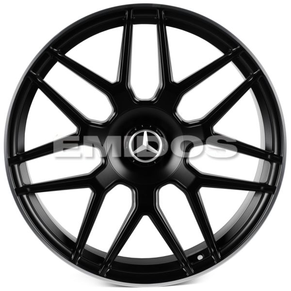 КОВАНЫЕ ДИСКИ H241023B SKILL SL815-CT400 22 J10 ET36 5X130 84.1 ЧЁРНЫЙ МАТОВЫЙ + ПОЛИРОВАННЫЙ ОБОД