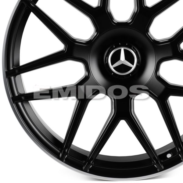 КОВАНЫЕ ДИСКИ H241023B SKILL SL815-CT400 22 J10 ET36 5X130 84.1 ЧЁРНЫЙ МАТОВЫЙ + ПОЛИРОВАННЫЙ ОБОД