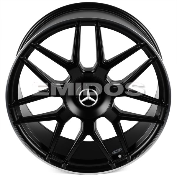 КОВАНЫЕ ДИСКИ H241023B SKILL SL815-CT400 22 J10 ET36 5X130 84.1 ЧЁРНЫЙ МАТОВЫЙ + ПОЛИРОВАННЫЙ ОБОД